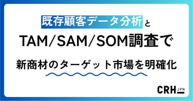 既存顧客データ分析とTAM/SAM/SOM調査で新商材のターゲット市場を明確化