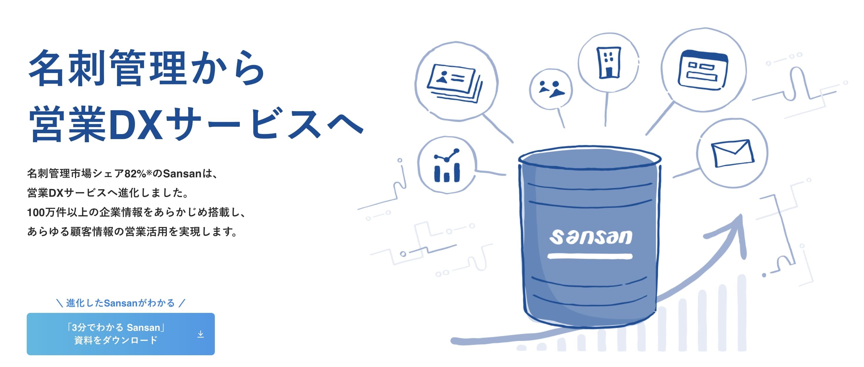 Sansan 公式HP